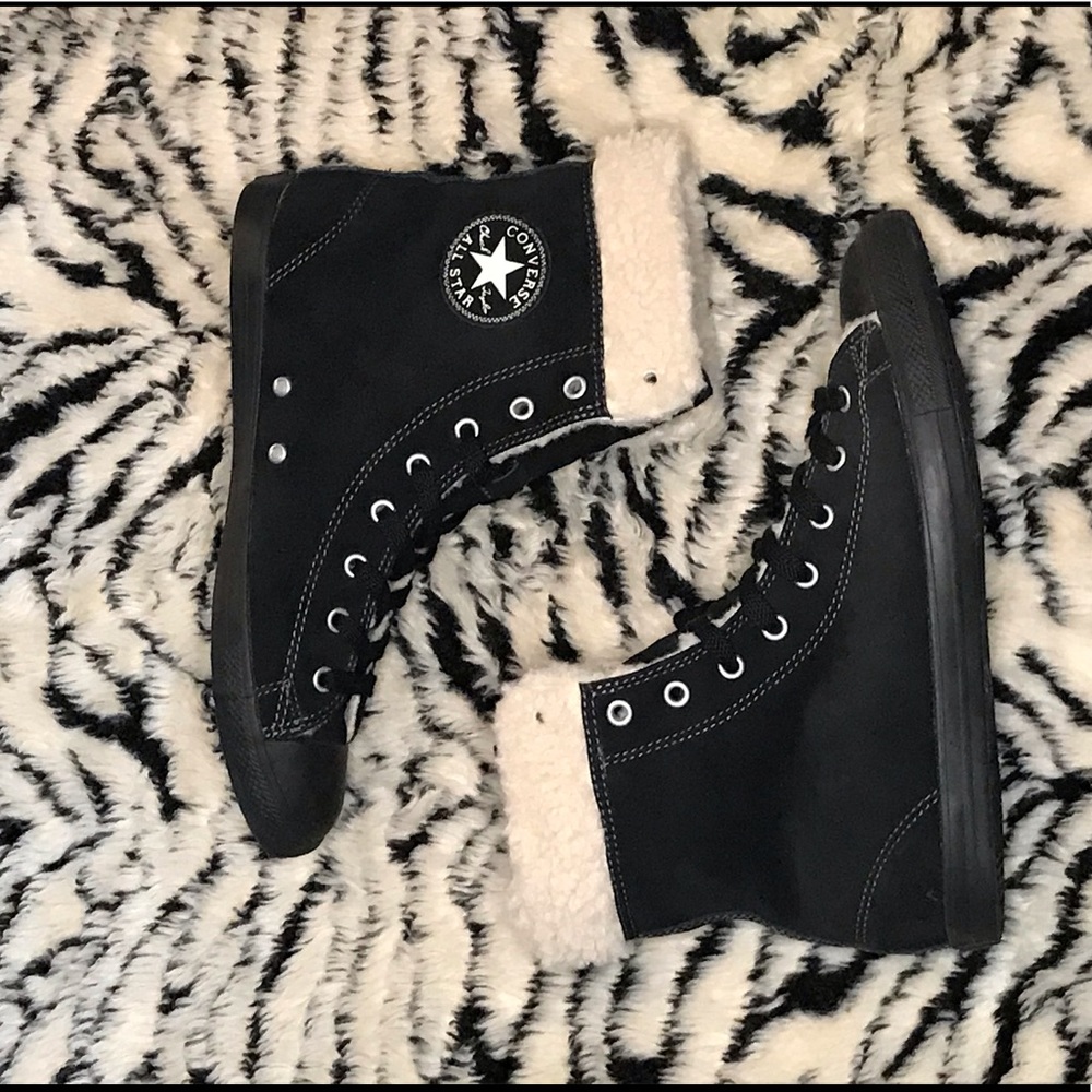 Fleece lined converse